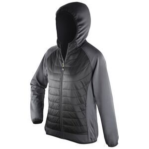 Spiro Womens/Ladies Zero Gravity Jacket / Black/Charcoal